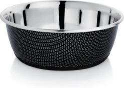 Adori Rvs Voerbak Non-Slip Zwart – Hondenvoerbak – 13.50 Cm