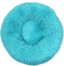 BEESSIES® Donut Hondenmand/hondenkussen 100 Cm – Wasbare Hoes – Blauw – Hond Kussen Mand