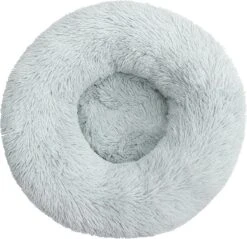 BEESSIES® Donut Hondenmand/hondenkussen 100 Cm – Wasbare Hoes – Lichtgrijs – Hond Kussen Mand