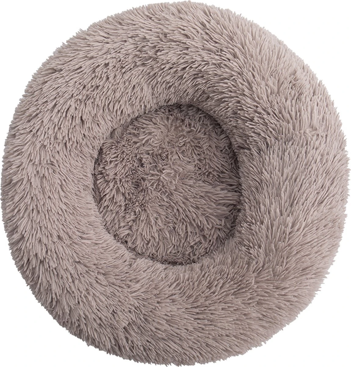 BEESSIES® Donut Hondenmand/kattenmand 70 Cm – Wasbare Hoes – Taupe – Hond Kussen Mand