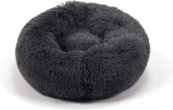 Beeztees Yali – Hondenmand – Pluche – Grijs – Diam. 50 Cm