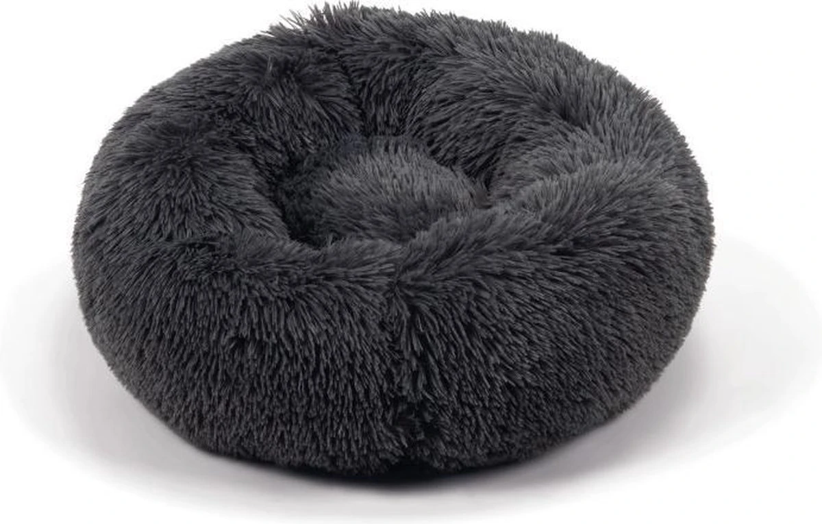 Beeztees Yali – Hondenmand – Pluche – Grijs – Diam. 50 Cm