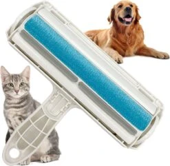 Borvat® | Haren Verwijderaar Dieren Blauw | Pluizenborstel Voor Hond | Kat | Kleding Borstel | Roller | Huisdier | Dierenborstel