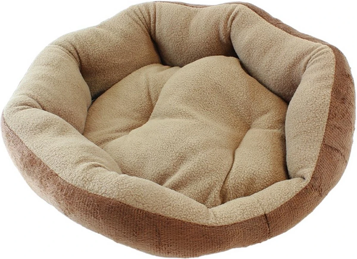 Dierenmand – Hondenmand – Kattenmand – Met Kussen – Voor Kleine Honden & Katten – 32x38cm – Bruin