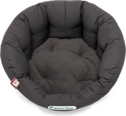 Doctor Bark Hondenmand Rond Grijs – Large