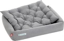 Doctor Bark Orthopedische Hondenmand Licht Grijs – XXLarge