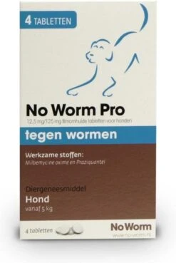Emax Exil No Worm Pro – Hond – 4 Tabletten