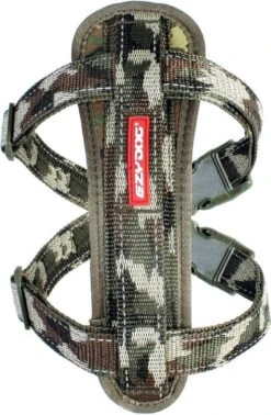 EzyDog Chest Plate Hondentuig Met Autogordel Zekering – Honden Harnas – M – Camouflage