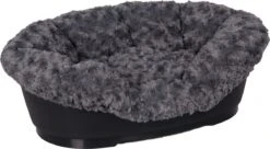 Flamingo – Hondenmand Hoes Cuddly – Grijs – 80/90 X 53 X 17 Cm