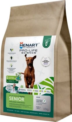 HenArt Insect Senior Hypoallergenic Honden Droogvoer – Neutraal Smaak – 5 Kg – Hondenbrokken – Graanvrij