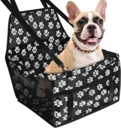 Hondemand Auto – Autostoel Hond – Autozitje Hond – Automand Hond – Kleine Tot Middelslag Hond – Waterdicht En Opvouwbaar – Honden Autozitje – Puppy’s – Hondendeken – Dog Car Seat Cover – Zwart – Hond Kat Konijn – Dog Car Seat Cover