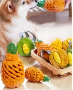 Honden Speelgoed – Interactief – Ananas – Dentastick – Tanden – Honden – Eten – Gebit Verzorging – Spelen – Ananas
