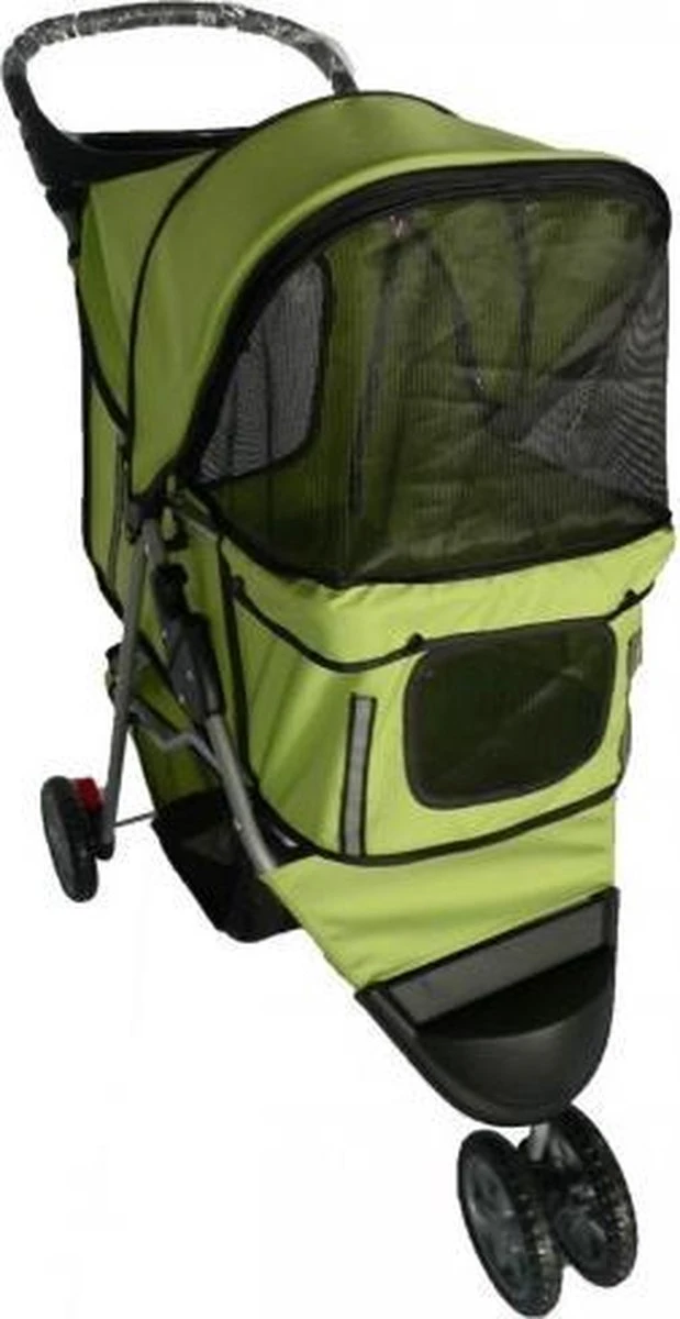 Hondenbuggy Groen Met 3 Wielen