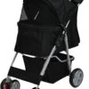 Hondenbuggy Zwart 4-wieler – Huisdieren Wandelwagen Inklapbaar – Dogs&Co