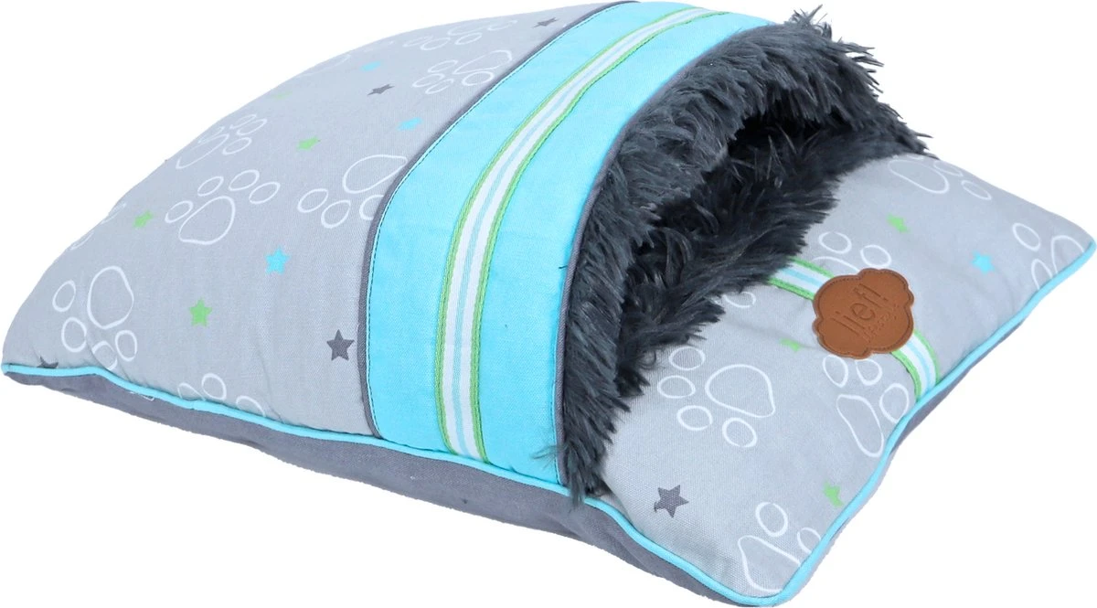 Lief! Boys – Dierenslaapzak – Ligkussen Hond – Ligkussen Kat – Slaapzak Hond – Slaapzak Kat 50×40