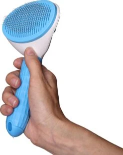 Lorell Pet Company Kattenborstel/Hondenborstel – Borstel Voor Langharig/kortharig -Hondenhaar En Kattenhaar Verwijderaar – Blauw