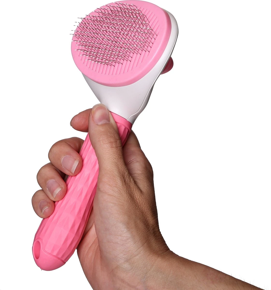 Lorell Pet Company Kattenborstel/Hondenborstel – Borstel Voor Langharig/kortharig -Hondenhaar En Kattenhaar Verwijderaar – Roze