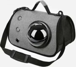 Nixnix – Katten Rugtas Grijs – Hondenrugzak – Draagtas Hond – Hondentas – Reistas Kat – Huisdieren Reistas – Max 8 Kg – Backpack