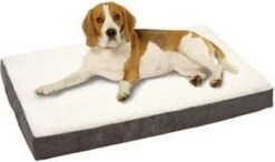 Flamingo Orthopedisch Hondenmand – Grijs/Wit – 72 X 50 X 10cm