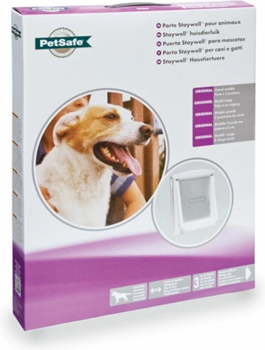 Petsafe 760 Hondenluik – L – Wit – 37 X 31,4 Cm