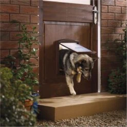 Petsafe Hondenluik 755- Medium – Bruin/Tranparant