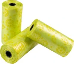 Duvo Poepzakjes Spice Limoen 8x15st – 32x19cm Limoen