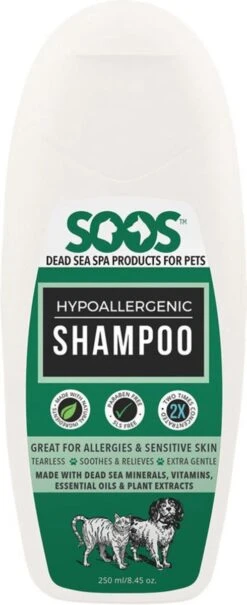 SOOS Dead Sea Hypoallergenic Shampoo – Hond/Kat
