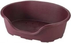 Strong Hondenmand Hondenbed Kunststof PVC 61 Cm Donkerrood
