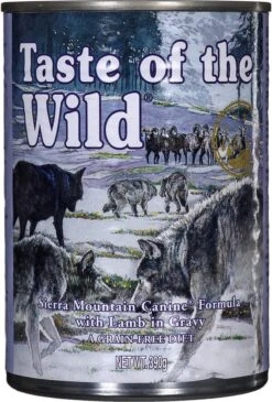 Taste Of The Wild Sierra Mountain Natvoer Voor Honden Met Lam | 6 X 390 Gr (tray)