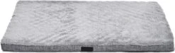 Topmast Benchkussen Hondenkussen Hondenmatras – Traagschuim Orthopedic Grijs – 58.5 X 40.5 Cm