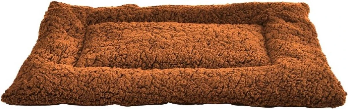 Topmast Hondendeken Dierenmat Benchmat Soft Fleece – Bruin – 75 X 45 Cm
