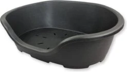 Topmast STRONG Perla – Kunststof Hondenmand – 69 CM – Zwart – Hondenmanden – Dierenmanden – Puppy