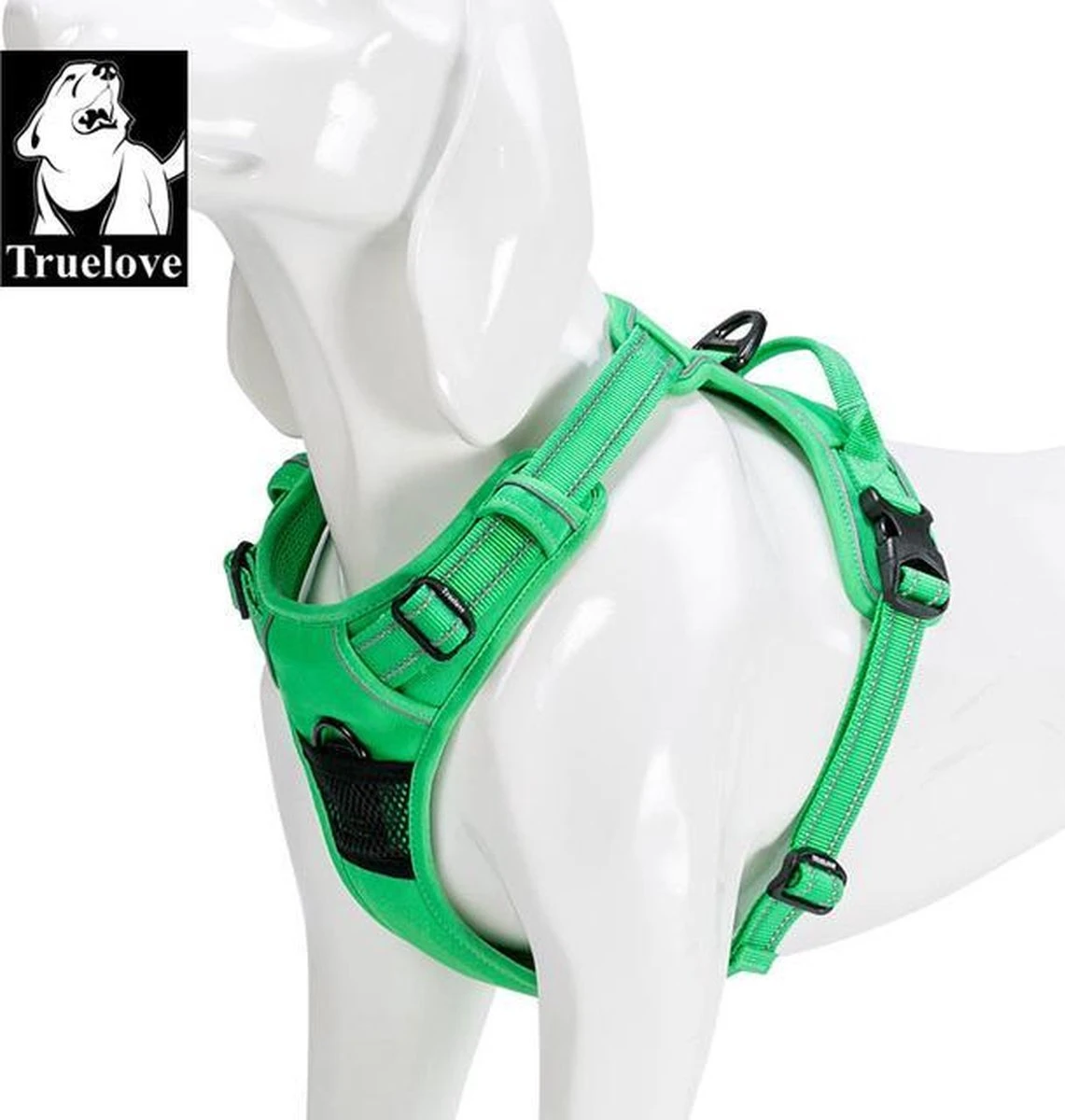 Truelove Hondenharnas Country S 43-56cm Groen