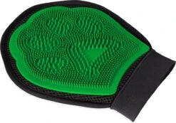 WUFY Borstel Handschoen Voor Honden En Katten – Huisdierenborstel – Verzorgingsborstel – Massageborstel – Groen