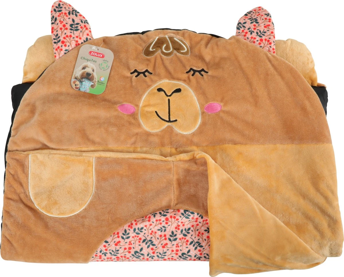 Zolux – Chiquitos – Pluche Lama – Slaapzak – 84X55X4 Cm