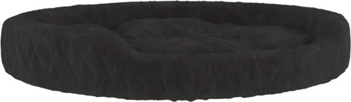 VidaXL Hondenmand 70x55x23 Cm Pluche Zwart